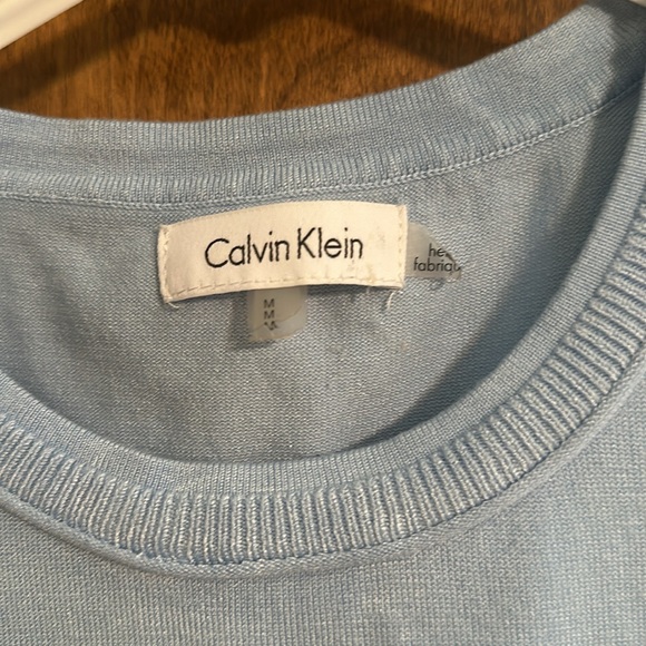Calvin Klein Blue Sweater Vest Top - Picture 5 of 6